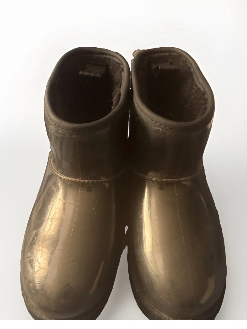 UGG Australia SN 1113190 Womens Black Classic Mini Waterproof Boots Size 6
